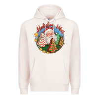 Pale Pink holiday vibes Premium Hoodie - FaDigitalArtStudio