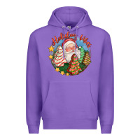 Purple holiday vibes Premium Hoodie - FaDigitalArtStudio