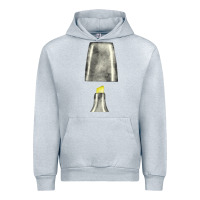 Heather Grey yellow highlighter pen fa element Urban Hoodie - FaDigitalArtStudio