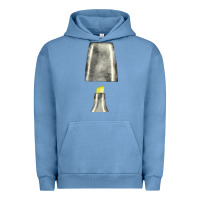 Pigment Pebble Blue yellow highlighter pen fa element Urban Hoodie - FaDigitalArtStudio