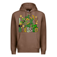 Chestnut Not lucky just blessed st. patricks day Premium Hoodie - Neo Western