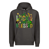 Smoke Not lucky just blessed st. patricks day Premium Hoodie - Neo Western