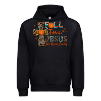 Black fall for jesus he never leaves Urban Hoodie - CowhideDigitalArt