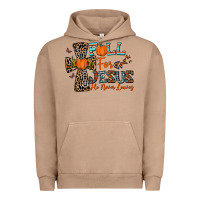 Pigment Burro fall for jesus he never leaves Urban Hoodie - CowhideDigitalArt