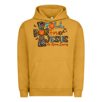 Fall For Jesus He Never Leaves Urban Hoodie | Teevron