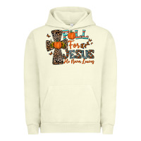Pigment Pistachio fall for jesus he never leaves Urban Hoodie - CowhideDigitalArt