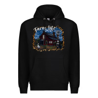 Black farm life2 Premium Hoodie - SublimationCraftShop