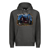 Charcoal Heather farm life2 Premium Hoodie - SublimationCraftShop