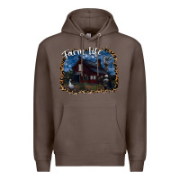 Coffee farm life2 Premium Hoodie - SublimationCraftShop
