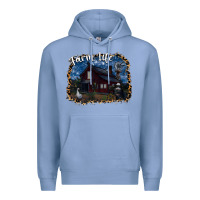 Colony Blue farm life2 Premium Hoodie - SublimationCraftShop