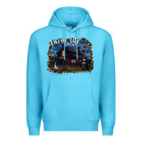 Ocean Blue farm life2 Premium Hoodie - SublimationCraftShop