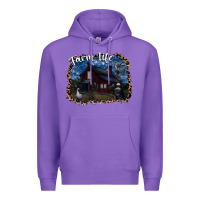 Purple farm life2 Premium Hoodie - SublimationCraftShop