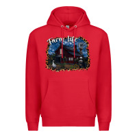 Red farm life2 Premium Hoodie - SublimationCraftShop