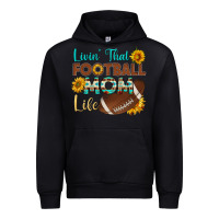 Black livin' that football mom life Urban Hoodie - HRA Design Shop