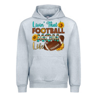 Heather Grey livin' that football mom life Urban Hoodie - HRA Design Shop