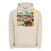 Pigment French Oak livin' that football mom life Urban Hoodie - HRA Design Shop