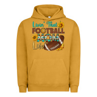 Pigment Peanut Butter livin' that football mom life Urban Hoodie - HRA Design Shop