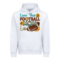 White livin' that football mom life Urban Hoodie - HRA Design Shop