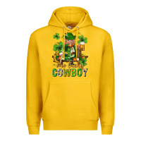 Lemon One lucky cowboy with st. patricks elf Premium Hoodie - Neo Western