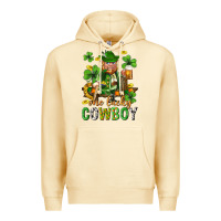 Pina Colada One lucky cowboy with st. patricks elf Premium Hoodie - Neo Western