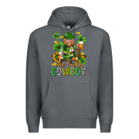 Rock One lucky cowboy with st. patricks elf Premium Hoodie - Neo Western