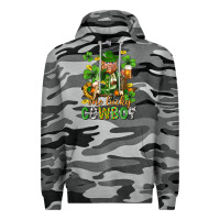 Slate Camo One lucky cowboy with st. patricks elf Premium Hoodie - Neo Western