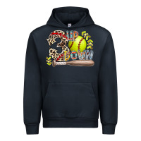 Navy three up down softball Urban Hoodie - RacoonDesign