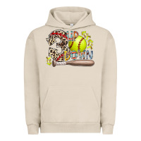 Pigment French Oak three up down softball Urban Hoodie - RacoonDesign