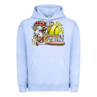 Pigment Grape Ice three up down softball Urban Hoodie - RacoonDesign