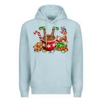 Blue Mist chocolate elf Premium Hoodie - FaDigitalArtStudio