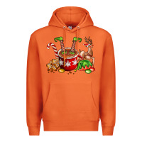Carrot chocolate elf Premium Hoodie - FaDigitalArtStudio