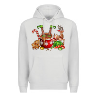 Dove Grey chocolate elf Premium Hoodie - FaDigitalArtStudio