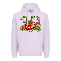 Lilac chocolate elf Premium Hoodie - FaDigitalArtStudio