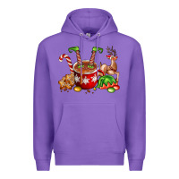 Purple chocolate elf Premium Hoodie - FaDigitalArtStudio