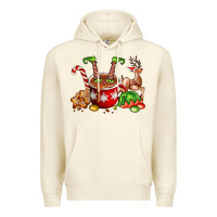Sandshell chocolate elf Premium Hoodie - FaDigitalArtStudio