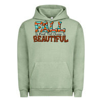Pigment Oil Green fall is proof that change is beautiful Urban Hoodie - CowhideDigitalArt