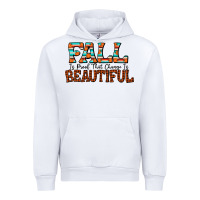 White fall is proof that change is beautiful Urban Hoodie - CowhideDigitalArt