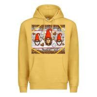 Antique Gold western volleyball gnome Premium Hoodie - HRA Design Shop