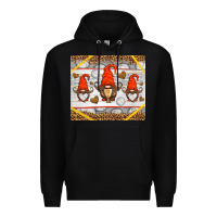 Black western volleyball gnome Premium Hoodie - HRA Design Shop
