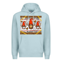 Blue Mist western volleyball gnome Premium Hoodie - HRA Design Shop