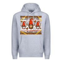 Heather Grey western volleyball gnome Premium Hoodie - HRA Design Shop