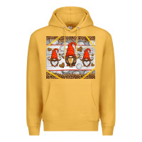 Mustard western volleyball gnome Premium Hoodie - HRA Design Shop