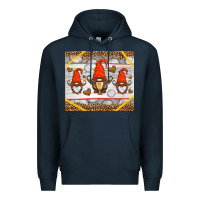 Navy western volleyball gnome Premium Hoodie - HRA Design Shop
