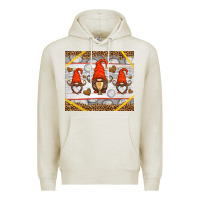 Oatmeal Heather western volleyball gnome Premium Hoodie - HRA Design Shop