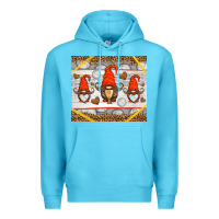 Ocean Blue western volleyball gnome Premium Hoodie - HRA Design Shop