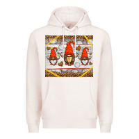 Pale Pink western volleyball gnome Premium Hoodie - HRA Design Shop
