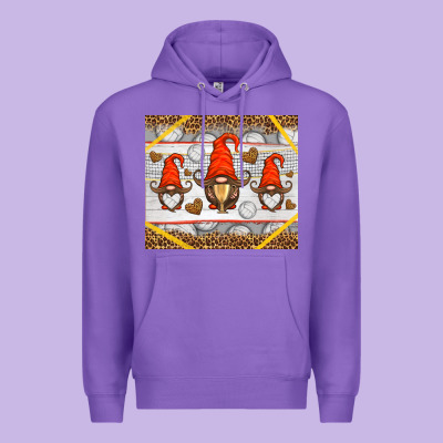 Western Volleyball Gnome Premium Hoodie Designed By Hra Design Shop