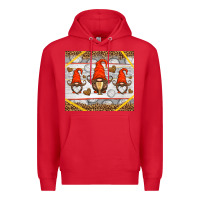 Red western volleyball gnome Premium Hoodie - HRA Design Shop