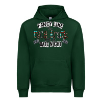 Forest Green fancy like the race track on a date night Urban Hoodie - CowhideDigitalArt