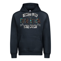Navy fancy like the race track on a date night Urban Hoodie - CowhideDigitalArt